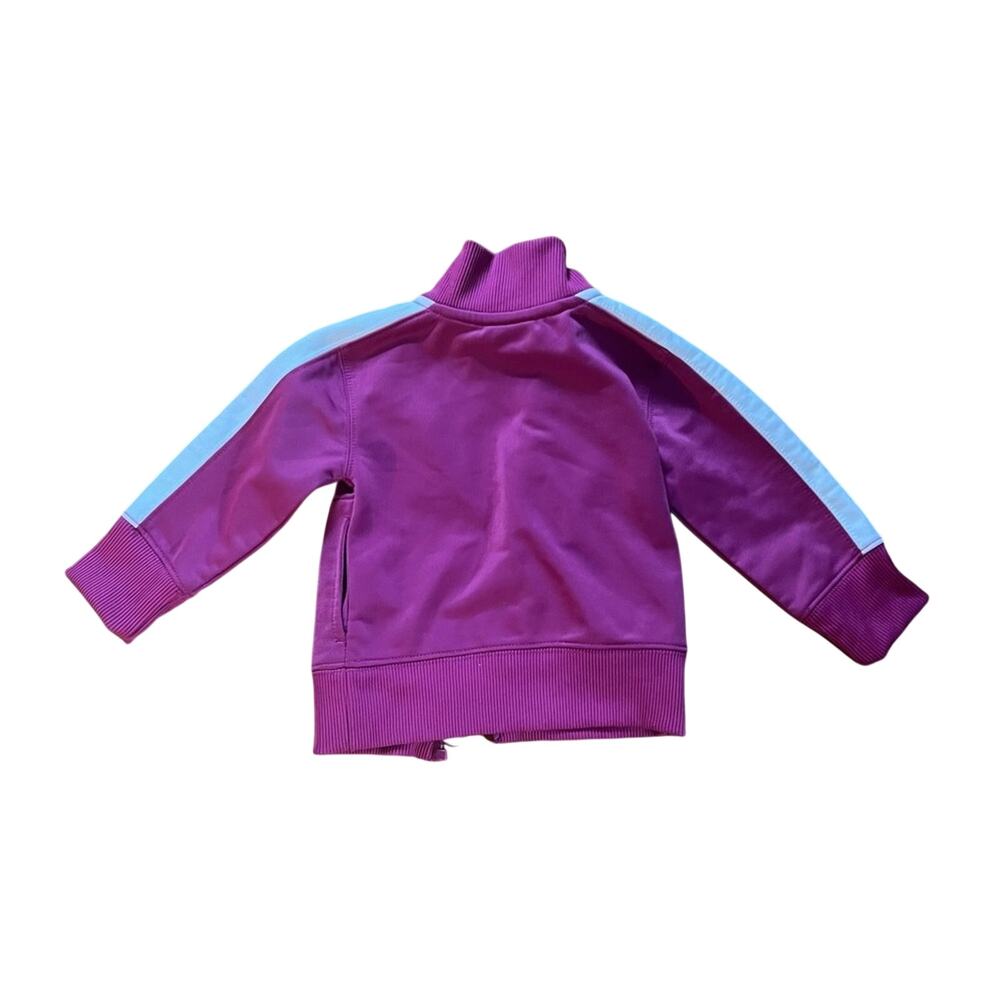 Nike Baby Girl Fuchsia Full-Zip Track Jacket| 9-12mo - Picture 3 of 3